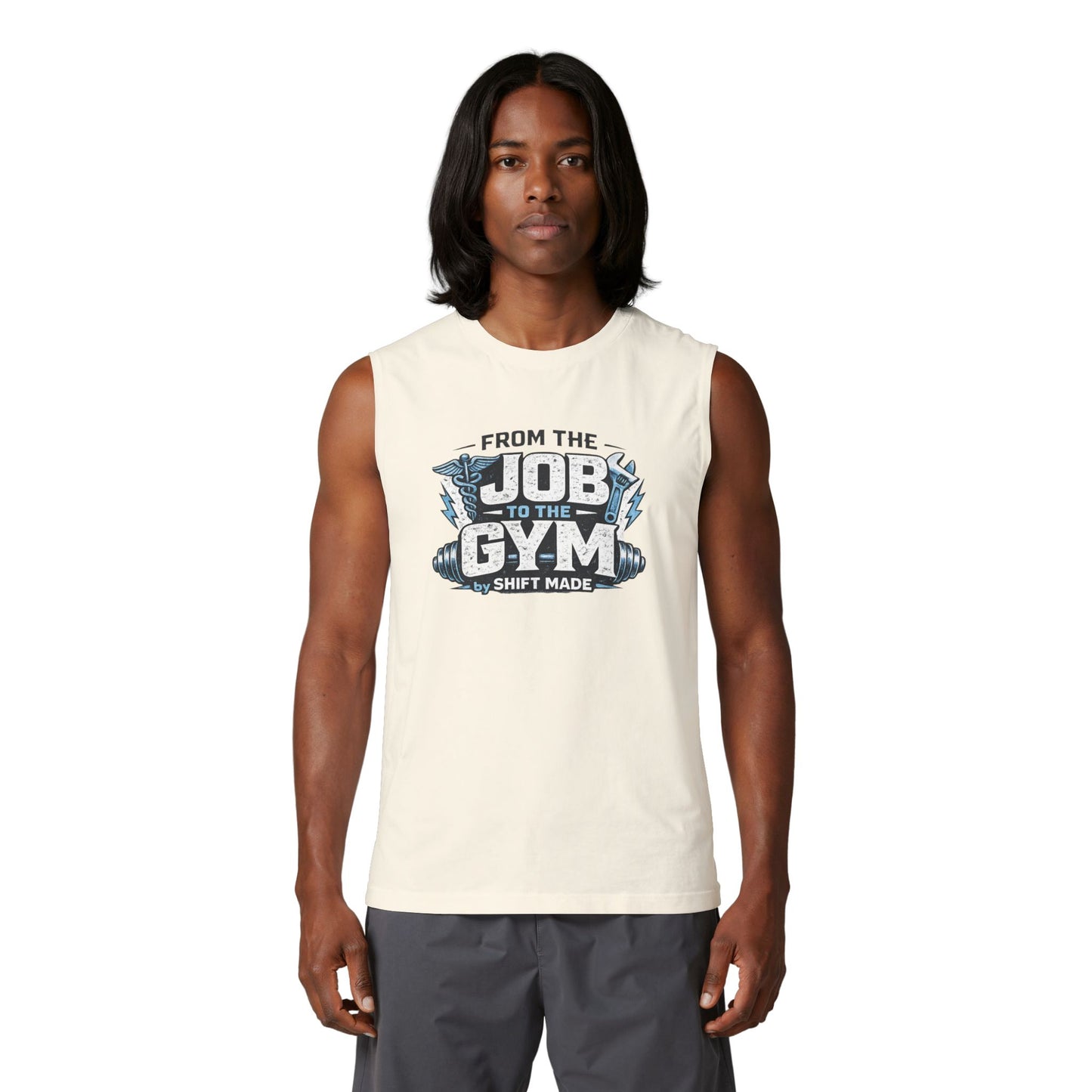 🏋🏽‍♀️ FROM THE JOB TO THE GYM™ Muscle Tank