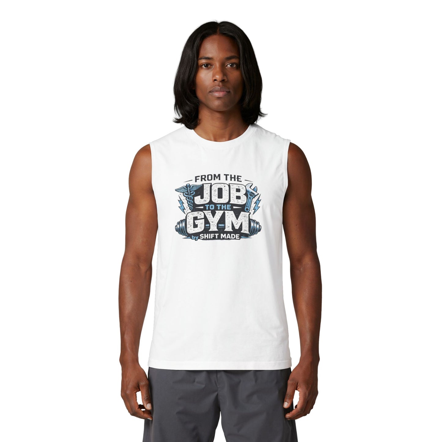 🏋🏽‍♀️ FROM THE JOB TO THE GYM™ Muscle Tank