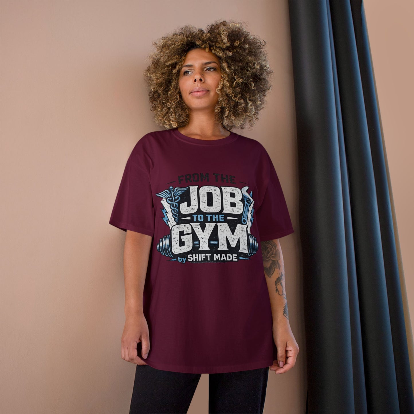 From the Job to the Gym T-Shirt – Workday-to-Workout Fitness Tee