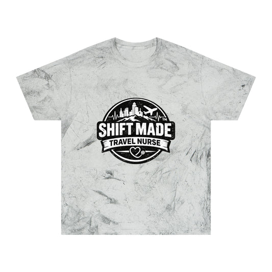 SHIFT MADE™ Travel Nurse Tee (Stone Wash Edition) ✈️🩺