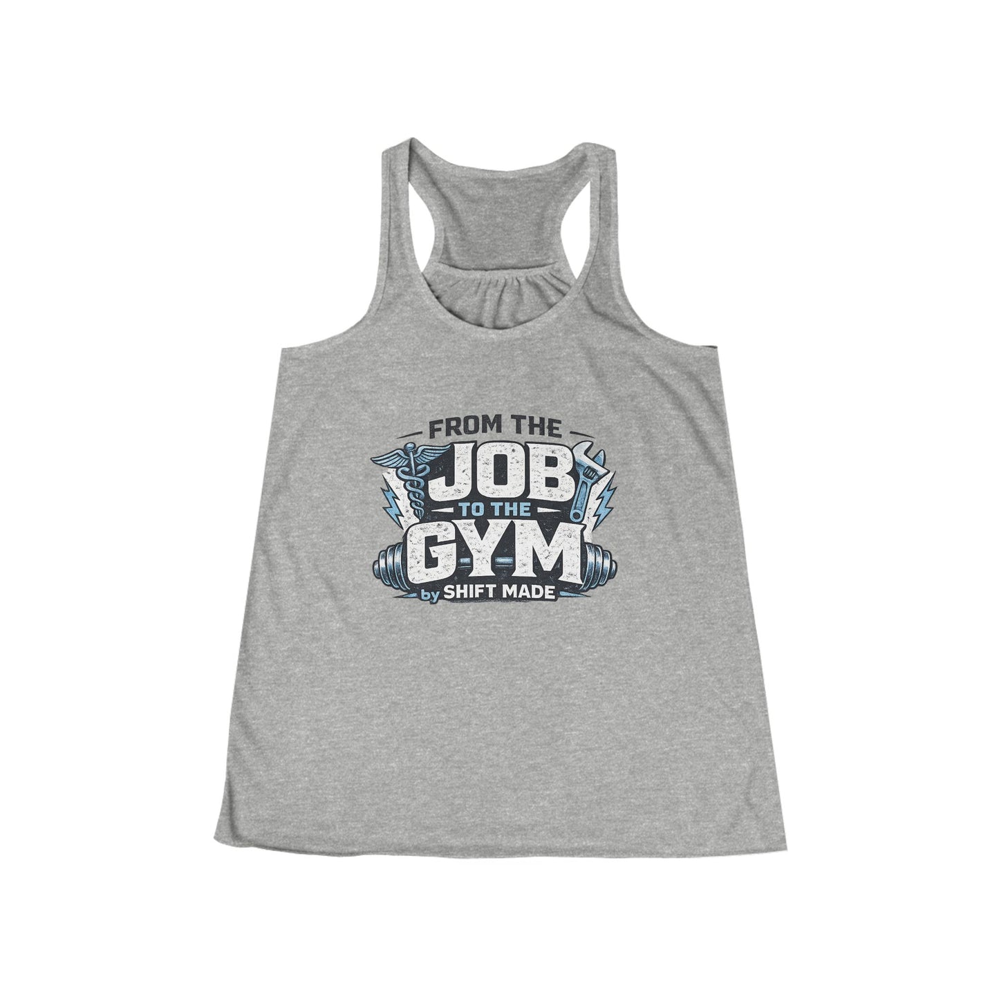 From the Job to the Gym Women's Racerback Tank — Fitness Motivation Workout Tank Top