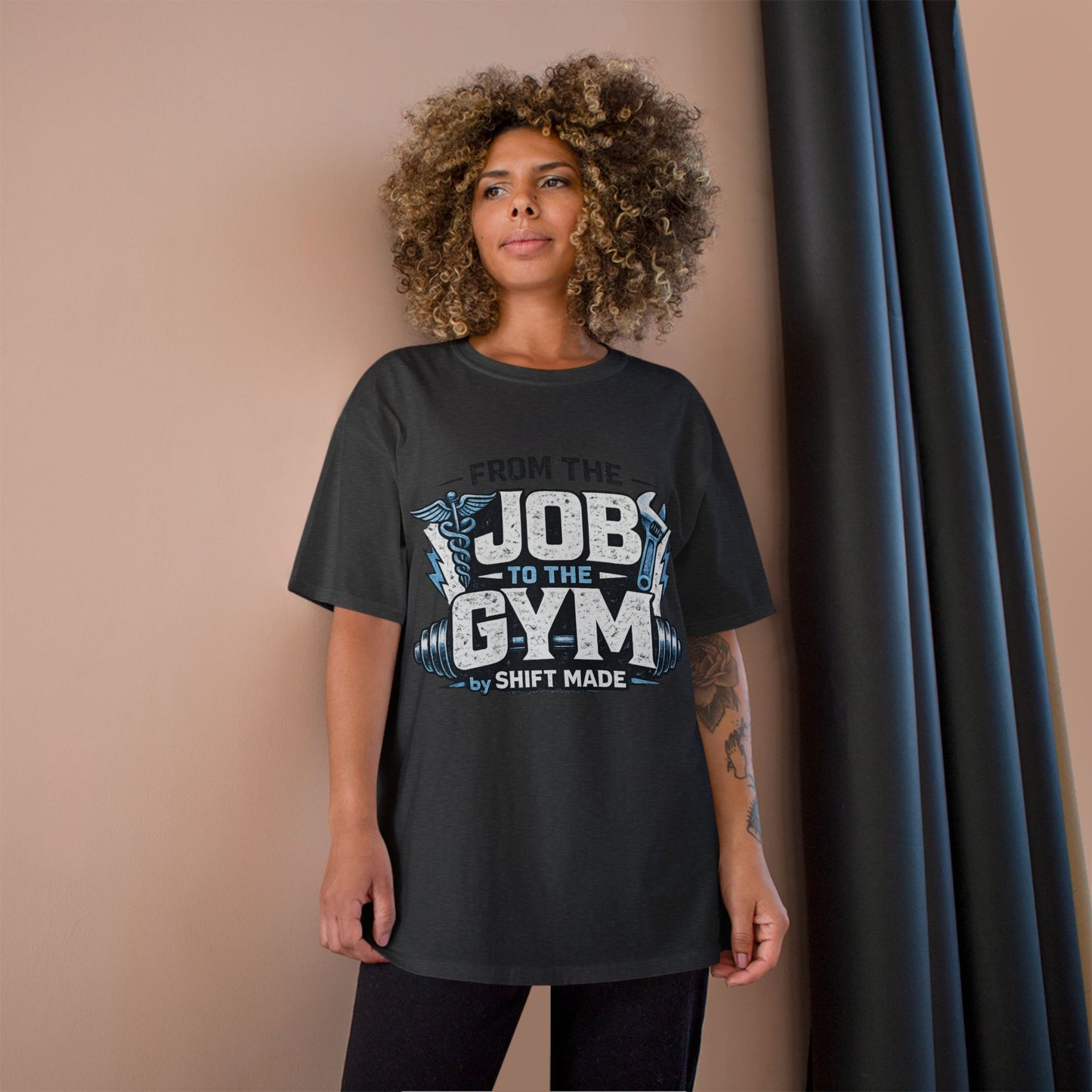 From the Job to the Gym T-Shirt – Workday-to-Workout Fitness Tee