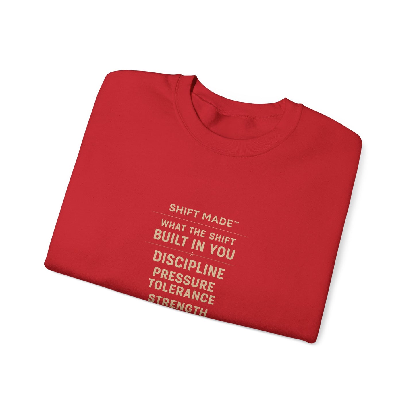Motivational Crewneck Sweatshirt — "Built In You" Discipline & Strength Inspirational Pullover