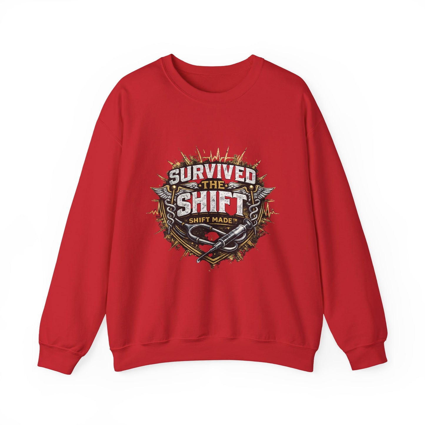 SURVIVED THE SHIFT™ Nurse Sweat Shirt – For Nurses Who Know What It Took