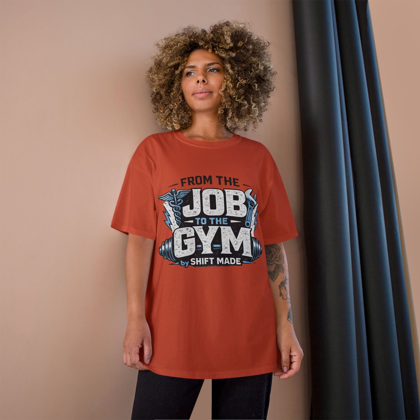 From the Job to the Gym T-Shirt – Workday-to-Workout Fitness Tee