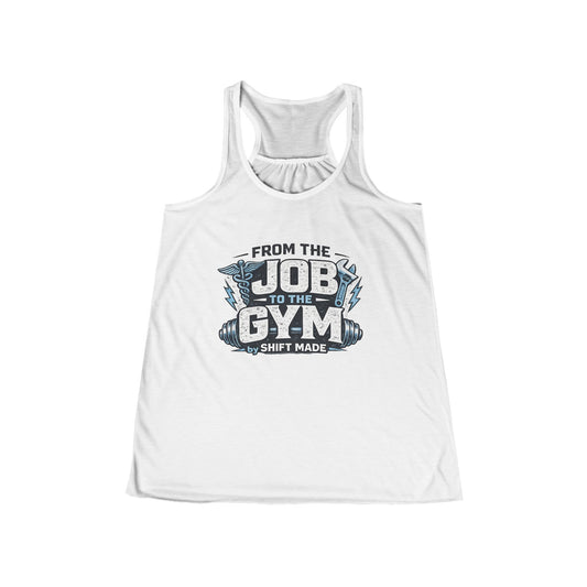 From the Job to the Gym Women's Racerback Tank — Fitness Motivation Workout Tank Top