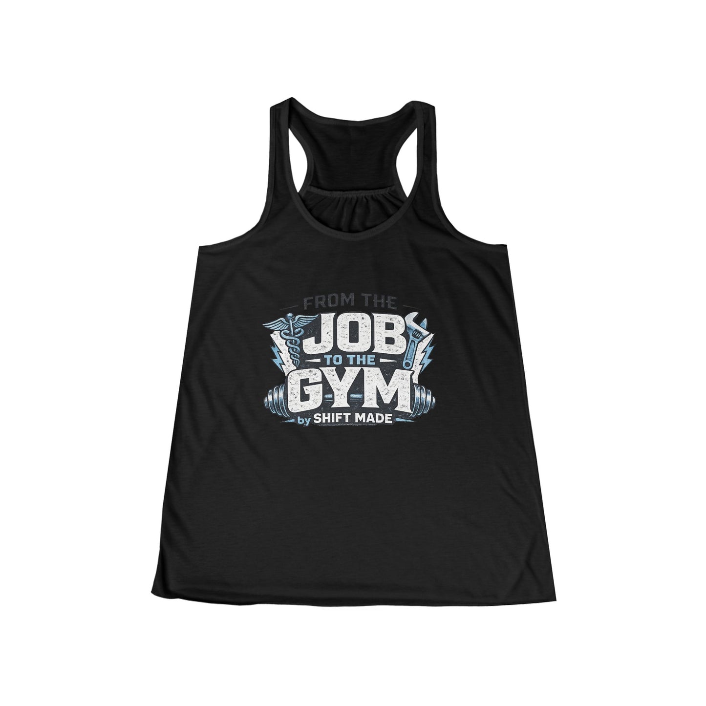From the Job to the Gym Women's Racerback Tank — Fitness Motivation Workout Tank Top