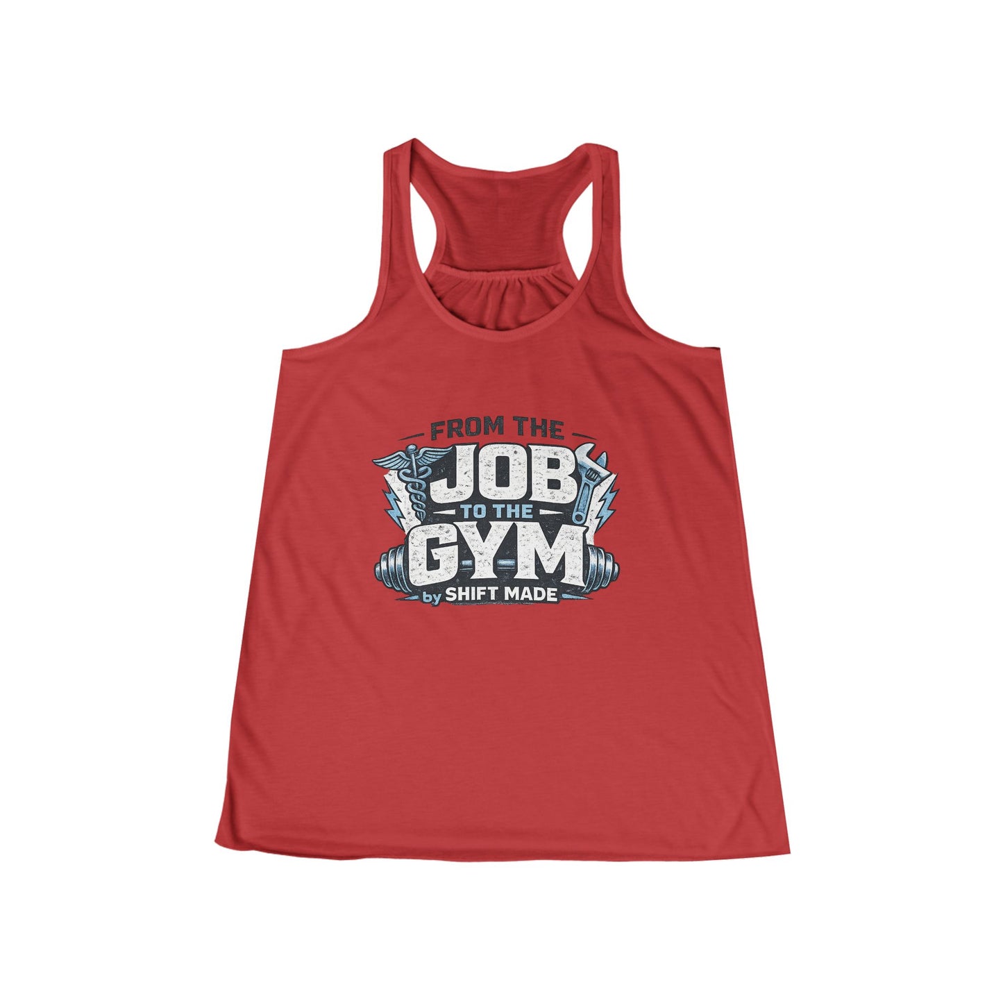 From the Job to the Gym Women's Racerback Tank — Fitness Motivation Workout Tank Top
