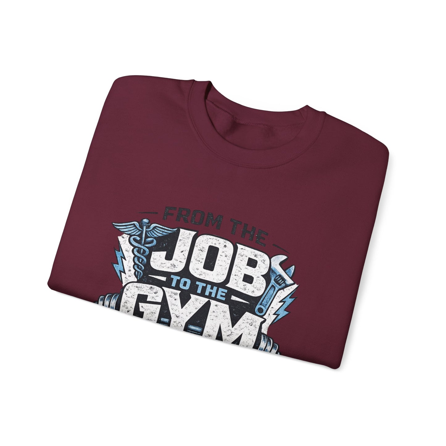 🏋🏽‍♀️ From the Job to the Gym  Sweatshirt by Shift Made™