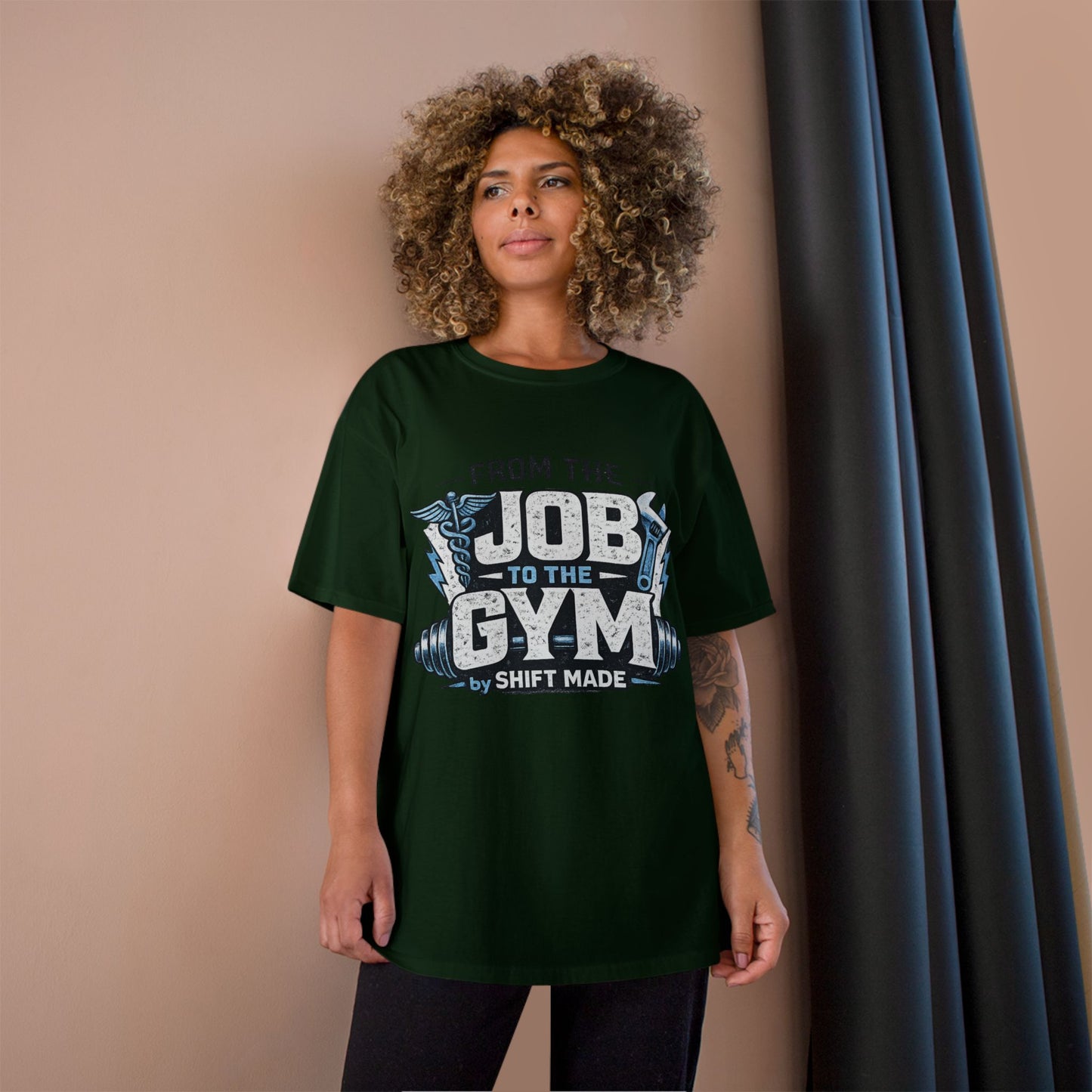 From the Job to the Gym T-Shirt – Workday-to-Workout Fitness Tee