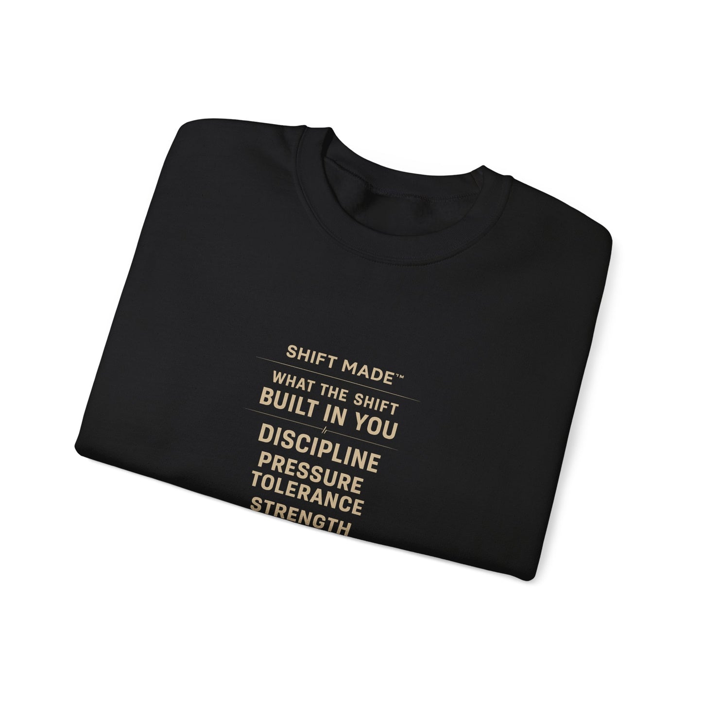 Motivational Crewneck Sweatshirt — "Built In You" Discipline & Strength Inspirational Pullover
