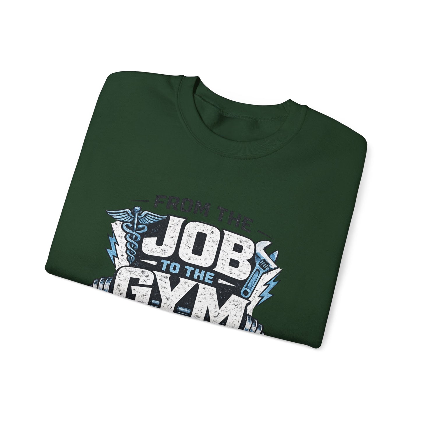 🏋🏽‍♀️ From the Job to the Gym  Sweatshirt by Shift Made™