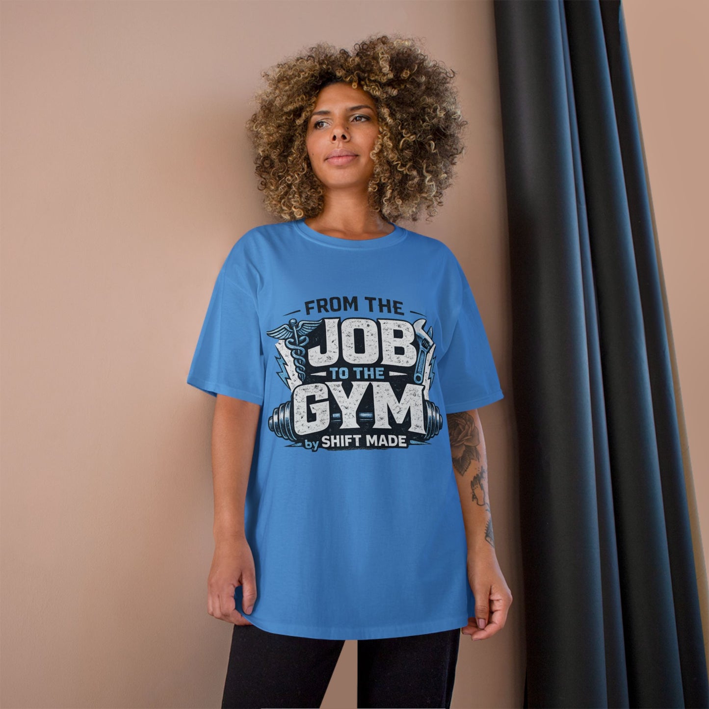 From the Job to the Gym T-Shirt – Workday-to-Workout Fitness Tee