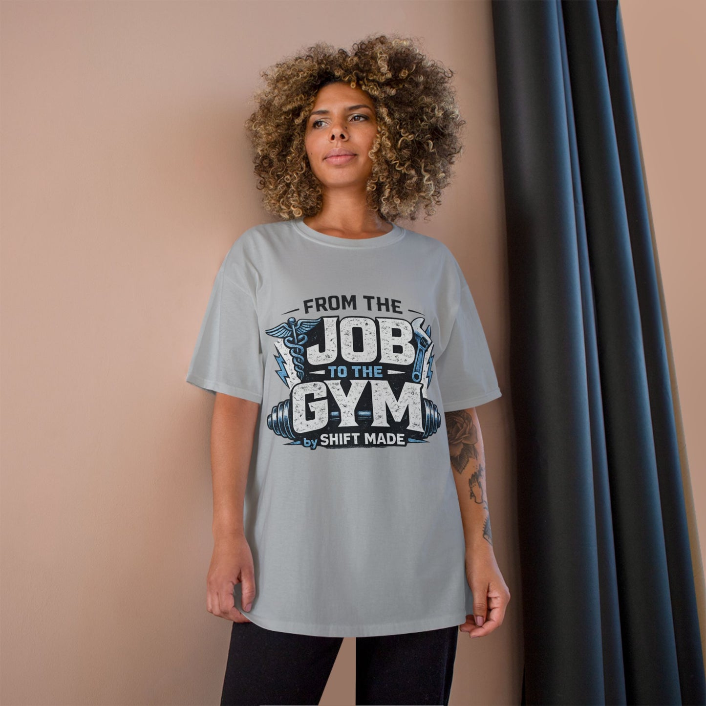 From the Job to the Gym T-Shirt – Workday-to-Workout Fitness Tee